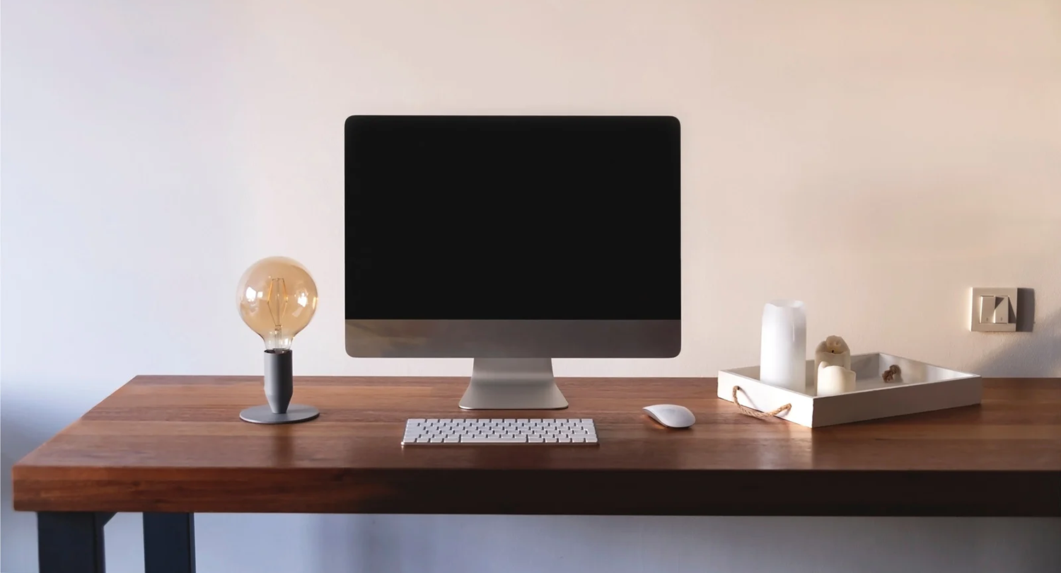 Photo of home work space