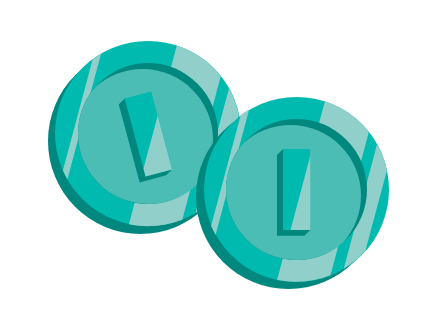 Coins illustration